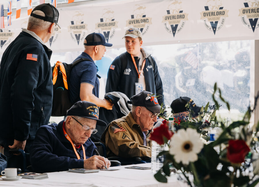 Veterans return to overlord museum to celebrate 80 years of landings